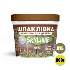 Шпаклевка для дерева готовая к применению акриловая SkyLine Wood Дуб 800 г Хуст