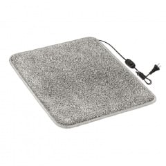 Килимок з підігрівом термоізоляцією та регулятором Теплик Комфорт 50×60 см Темно-сірий Луцьк