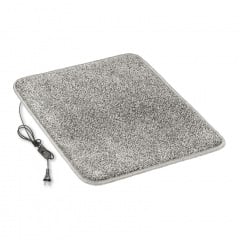 Килимок з підігрівом термоізоляцією та вимикачем Теплик Комфорт 50×80 см Темно-сірий Київ