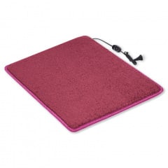 Килимок з підігрівом термоізоляцією та регулятором Теплик Комфорт 50×80 см Темно-рожевий Київ