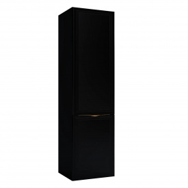 Пенал в ванную Mirater Естель R 1600x400 подвесной, черный
