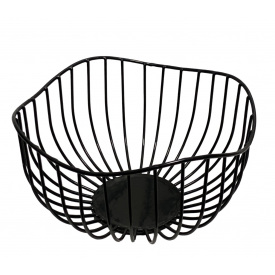 Кошик для фруктів DECOR Хвиля 25х24,5х13 см 1005 чорний