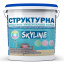 Краска структурная для создания рельефа стен и потолков SkyLine 16 кг Белый Миколаїв