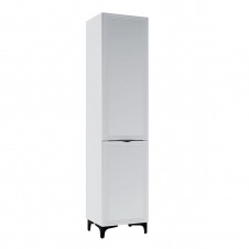 Пенал в ванную Mirater Естель L 1900x400 напольный, с корзиной, белый