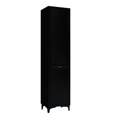 Пенал в ванную Mirater Естель R 1900x400 напольный, черный Київ