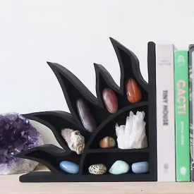 Подставка для книг из дерева, органайзер для украшений и декора, дизайн "Солнце", размер 20×20см