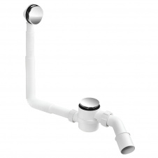 Сифон для ванны McAlpine с переливом, белый (HC2600CL)