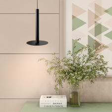 Фото - Світильник підвісний у стилі лофт MSK Electric Disk під лампу Е14 NL 26501 BK Світильник підвісний у стилі лофт MSK Electric Disk під лампу Е14 NL 26501 BK