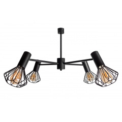 Люстра MSK Electric Diadem на чотири плафони NL 22152-4 BK Васильків