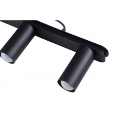 Люстра підвісна MSK Electric Tube в стилі лофт NL 2450-7 BK Київ