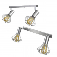 Светильник лофт MSK Electric Diadem настенно-потолочный NL 22151-2 CR хром Вознесенск