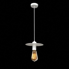 Светильник подвесной в стиле лофт MSK Electric Disk NL 2009 WH Ладан