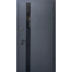 Двері вхідні Ваш Вид Страж / STRAJ Slim S Glass-A Двокольорні 850/950х2040х95 Ліве/Праве Запоріжжя
