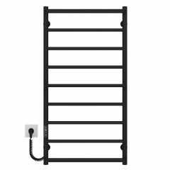 Полотенцесушитель электрический Ladder П9 500х1000 Deffi Черный JD03 (C.LK.100.50.9.E.B.L.1) Ладан