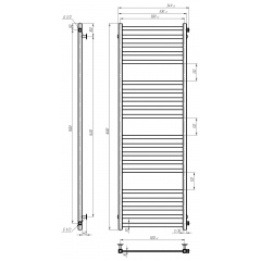Рушникосушарка водяна Magnus П20 500х1600 Deffi Хром (A.MA.160.50.20.C.C) Мукачево