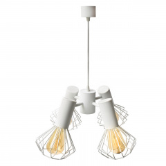 Люстра підвісна MSK Electric Diadem на чотири плафони Е27 NL 22153-4 WH Умань