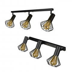 Світильник лофт MSK Electric Diadem настінно-стельовий NL 22151-3 Чугуїв