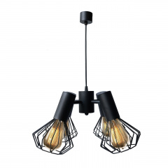 Люстра підвісна MSK Electric Diadem на чотири плафони Е27 NL 22153-4 BK Кобижча