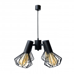 Люстра підвісна MSK Electric Diadem на чотири плафони Е27 NL 22153-4 BK Кобижча