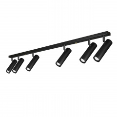 Світильник стельовий MSK Electric Telescope з повертними плафонами NL 22501-6 BK Київ
