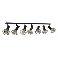 Світильник лофт MSK Electric Diadem стельовий NL 22151-7 BK Полтава