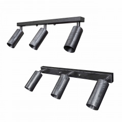 Светильник в стиле лофт MSK Electric Tube спот с поворотным механизмом NL 1105-3 SILVER Вышгород