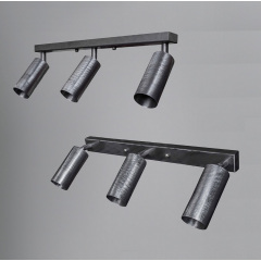 Светильник в стиле лофт MSK Electric Tube спот с поворотным механизмом NL 1105-3 SILVER Вышгород