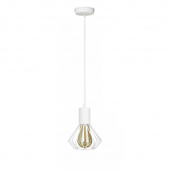 Светильник лофт MSK Electric Diadem подвесной белый NL 2215 WH Калуш