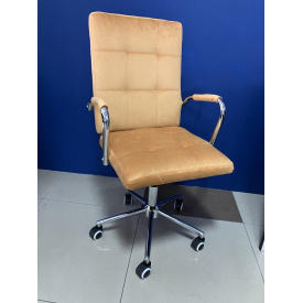 Крісло поворотне S-222 карі