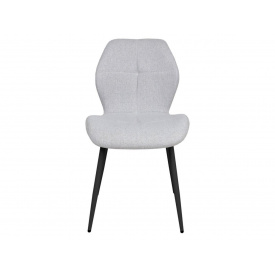 Cтілець DALE чорний метал/світло-сірий тк.