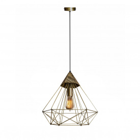 Світильник підвісний MSK Electric Crystal у стилі лофт NL 0541 BN бронза