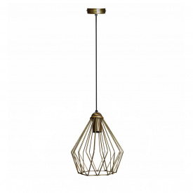 Світильник підвісний у стилі лофт MSK Electric Silvia NL 05371 BN бронза