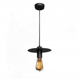 Світильник підвісний у стилі лофт MSK Electric Disk NL 2009 BK
