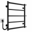 Рушникосушарка електрична Ladder П5 500х600 Deffi Чорний JD03 (C.LK.60.50.5.E.B.L.1) Генічеськ