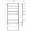 Рушникосушарка електрична Lux П12 600х1100 Deffi Хром JD04 (A.LU.110.60.12.E.C.R.2) Полтава