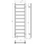 Рушникосушарка електрична Forest П10 300х1000 Deffi Чорний JD04 (A.FR.100.30.10.E.B.L.2) Кременчук