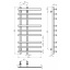 Рушникосушарка електрична Atena П9 150х1000 Deffi Хром JD04 (A.AT.100.15.9.E.C.R.2) Чернівці