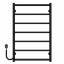 Рушникосушарка електрична Ladder П7 500х800 Deffi Чорний EF16 (C.LK.80.50.7.E.B.R.5) Доманівка