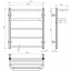 Рушникосушарка електрична Lux Hotel П5 500х600 Deffi Хром JD04 (A.LH.60.50.5.E.C.L.2) Королево