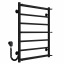 Рушникосушарка електрична Ladder П7 500х700 Deffi Чорний EF16 (C.LK.70.50.7.E.B.R.5) Миргород