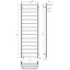 Рушникосушарка електрична Lux Hotel П15 500х1600 Deffi Чорний JD04 (A.LH.160.50.15.E.B.L.2) Івано-Франківськ