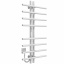 Рушникосушарка електрична Gray П8 60х1000 Deffi Білий WD03 (A.GY.100.6.8.E.W.L.3) Первомайськ