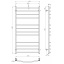 Рушникосушарка електрична Класік Еліт П12 600х1200 Deffi Хром JD03 (C.KE.120.60.12.E.C.R.1) Конотоп