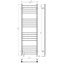 Рушникосушарка електрична Lima П20 400х1300 Deffi Хром JD04 (A.LI.130.40.20.E.C.R.2) Чернівці