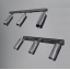 Светильник в стиле лофт MSK Electric Tube спот с поворотным механизмом NL 1105-3 SILVER Вышгород