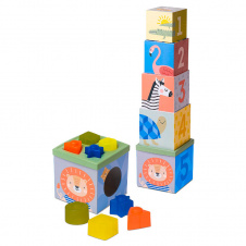 Пирамидка сортер Taf Toys Африка DD659830