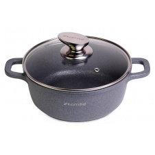 Кастрюля Kamille Landes Grey 6.5л с литыми алюминиевыми ручками DP36560