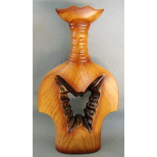 Ваза настільна ceramic Шик Amphora Butterfly with copper Bona DP41647