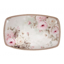 Блюдо фарфоровое English rose 30х19 см Lefard