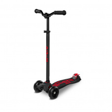 Детский самокат 3-х колесный Micro Maxi PRO Deluxe 50 кг Black-Red KD117852
